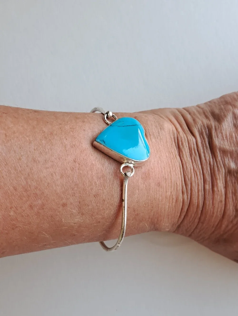 FRESH. Turquoise/Silver Bracelet